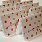 Handmade Mini Cards, 2x3 Cards Tiny Polka Dots,..